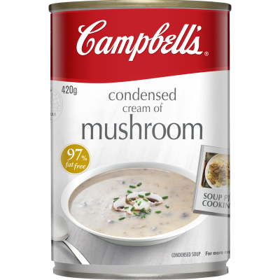 Campbell's Condensed Cream Of Mushroom Soup 420g