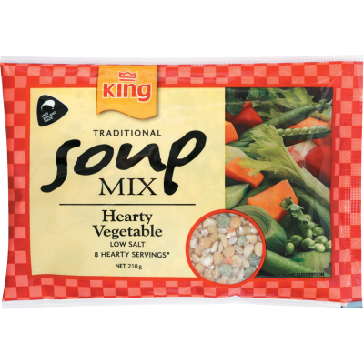 King Hearty Vegetable Traditional Soup Mix 210g