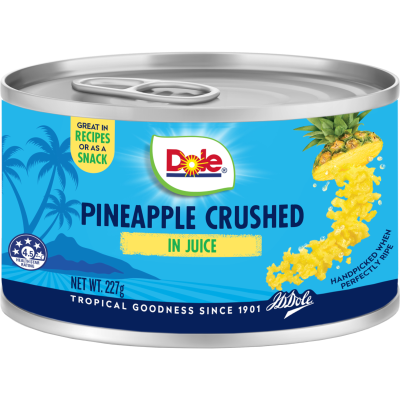 Dole Pineapple Crushed In Juice 227g