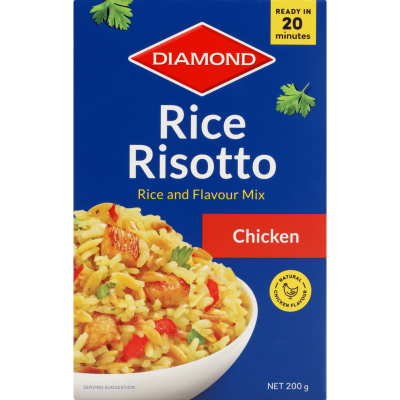 Diamond Chicken Rice Risotto Rice & Flavour Mix 200g