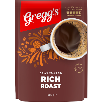 Gregg's Granulated Rich Roast Instant Coffee 100g