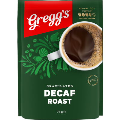 Gregg's Granulated Decaf Roast Instant Coffee 75g