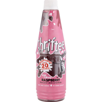 Thriftee Low Calorie Raspberry Flavoured Drink Concentrate 540ml
