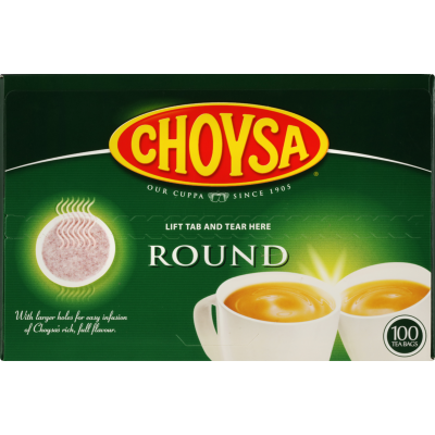 Choysa Round Tea Bags 100pk