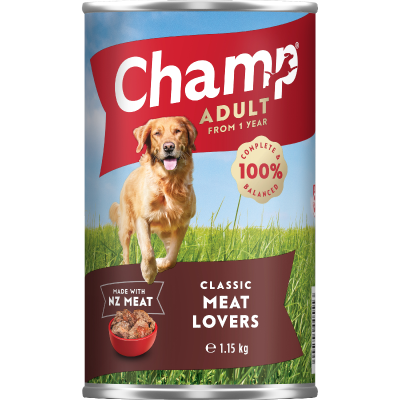 Champ Classic Meat Lovers Adult Dog Food 1.15kg
