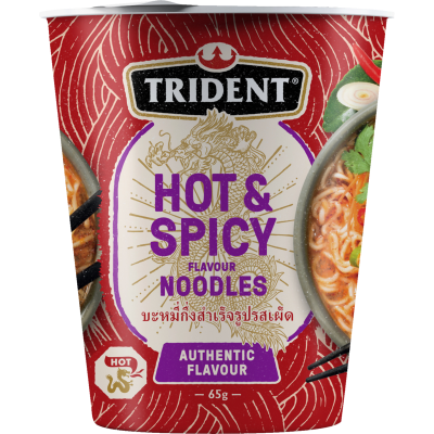 Trident Noodle Man Hot & Spicy Flavoured Noodles 65g
