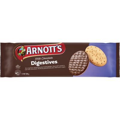 Arnott's Digestive Milk Chocolate Biscuits 200g