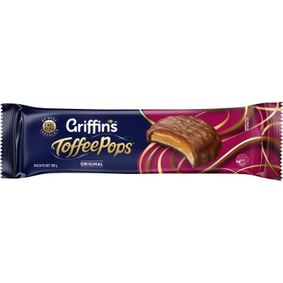 Griffin's Toffee Pops Original Chocolate Biscuits 200g