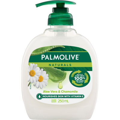 Palmolive Naturals Softening Aloe Vera & Chamomile Liquid Hand Wash Pump 250ml