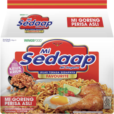 Mi Sedaap Mi Goreng Instant Noodles 5 x 90g