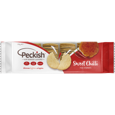 Peckish Sweet Chilli Rice Crackers 100g