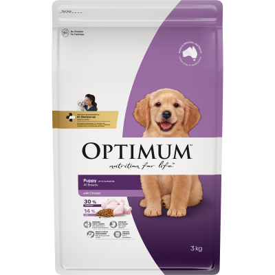 Optimum Puppy Chicken Dry Dog Food 3kg