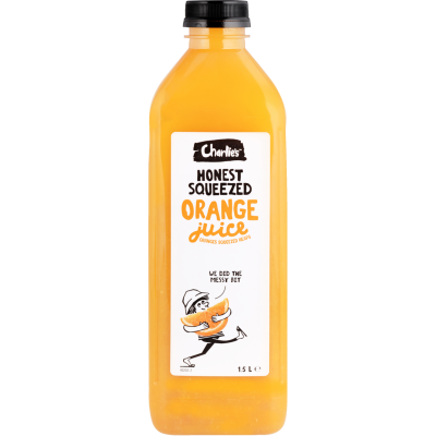 Charlie's Honest Squeezed Orange Juice 1.5l