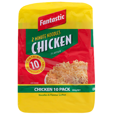 Fantastic Chicken Flavour 2 Minute Noodles 10pk