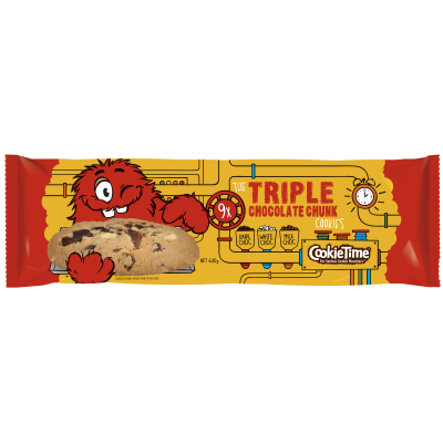 Cookie Time Cookies Triple Chocolate Chunk 9pk