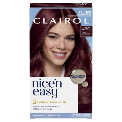 Nice'n Easy Dark Burgandy 4BG Hair Colour 1pk