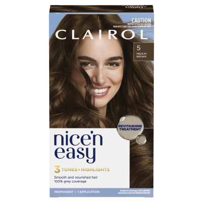 Nice'n Easy Medium Brown 5 Hair Colour 1pk