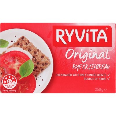 Ryvita Original Rye Crispbread 250g