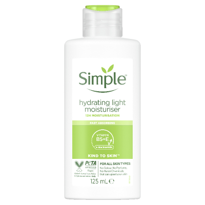 Simple Kind To Skin Hydrating Light Moistursier 125ml