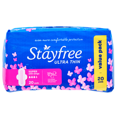 Stayfree Super Wings Femcare 20pk