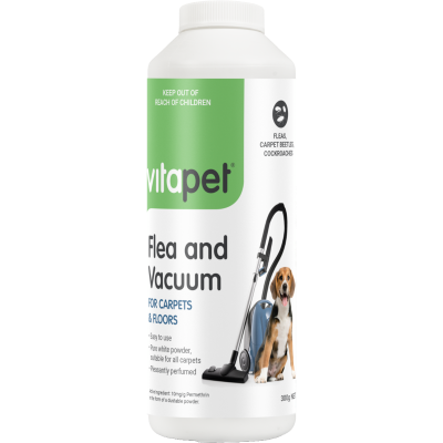 VitaPet Flea And Vacuum For Carpets And Floors 300g