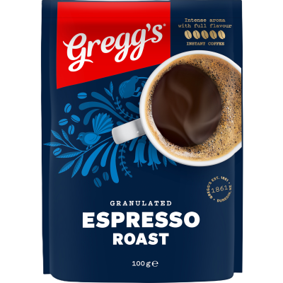 Gregg's Granulated Espresso Roast Instant Coffee 100g