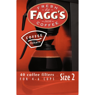 Fagg's Coffee Filters Size 2 40pk