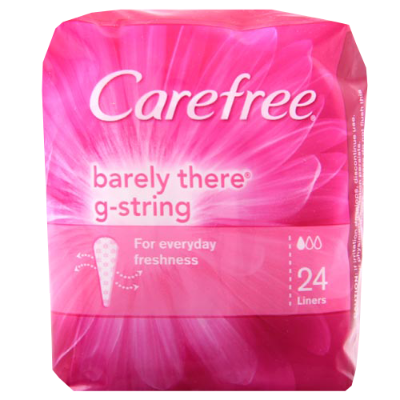Carefree Barely There G-String Liners 24pk