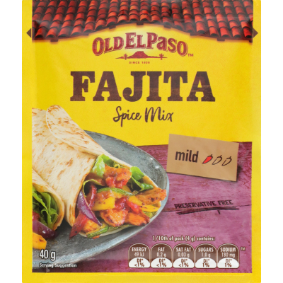 Old El Paso Fajita Spice Mix 40g