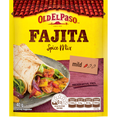 Old El Paso Fajita Spice Mix 40g