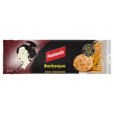 Fantastic Barbeque Rice Crackers 100g