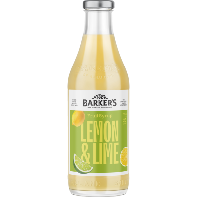 Barker's Lemon & Lime Fruit Syrup 710ml