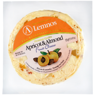 Lemnos Apricot & Almond Fruit Cheese 125g
