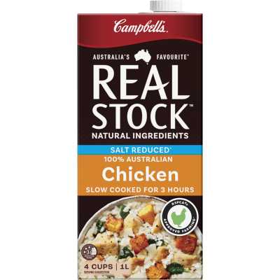 Campbell's Real Stock Salt Reduced Chicken Stock Liquid 1l