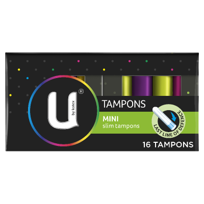 U By Kotex Mini Slim Tampons 16pk