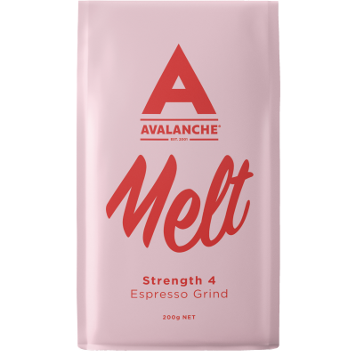 Avalanche Melt Strength 4 Espresso Grind Coffee 200g