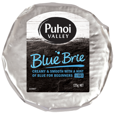 Puhoi Valley Blue Brie Cheese 125g
