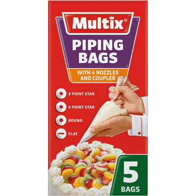 Multix Piping Bags 5pk