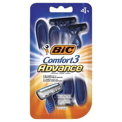 Bic Comfort 3 Advance Disposable Razors 4pk