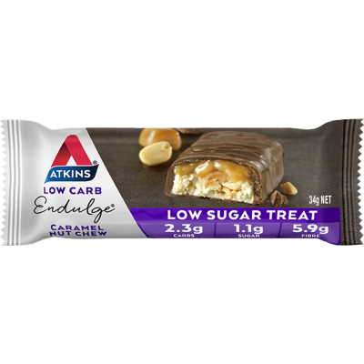 Atkins Caramel Nut Chew Bar 34g