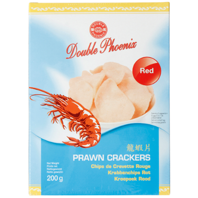 Double Phoenix Prawn Crackers Pink 200g