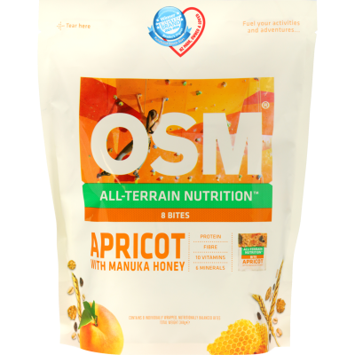 One Square Meal All-Terrain Nutrition Apricot & Manuka Honey Bites 344g