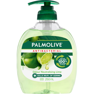 Palmolive Antibacterial Odour Neutralising Lime Liquid Hand Wash 250ml