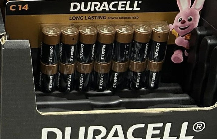 DURACELL ALKALINE BATTERIES C 14 PACK