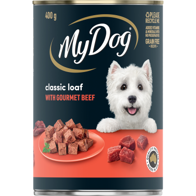 My Dog Classic Loaf With Gourmet Beef Wet Dog Food 400g