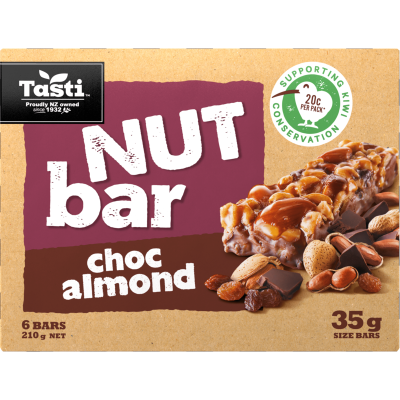 Tasti Choc Almond Nut Bar 210g