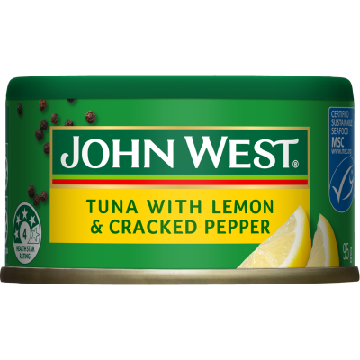 John West Tuna With Lemon & Cracked Pepper 95g
