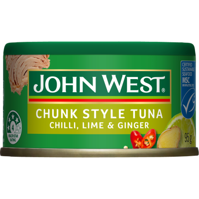 John West Chunk Style Tuna Chilli Lime & Ginger 95g