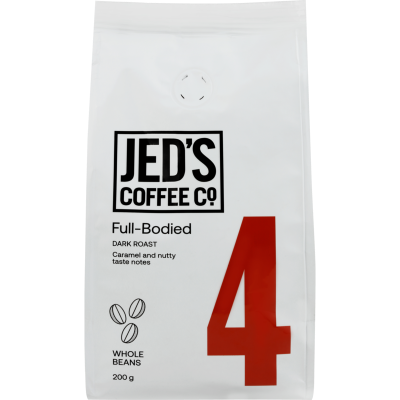 Jed's Coffee Co. 4 Very Strong Coffee Beans 200g