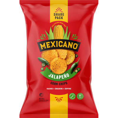Mexicano Jalapeno Corn Chips 300g